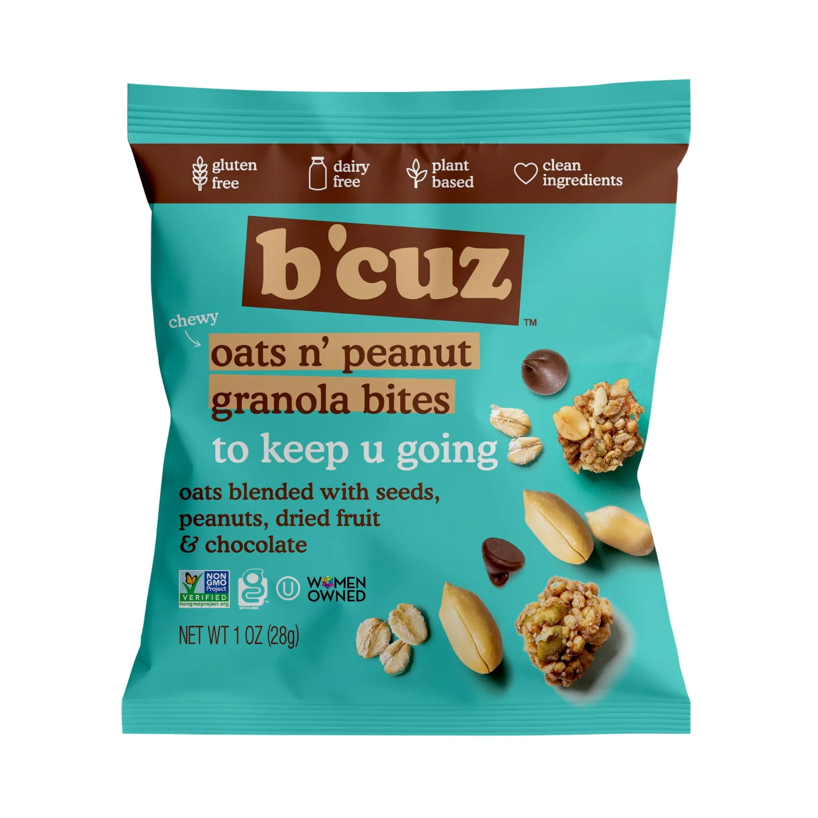 B'Cuz Oats n Peanut Granola Bites